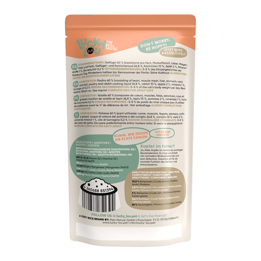 Lucky Lou® Lifestage Adult Geflügel & Kaninchen