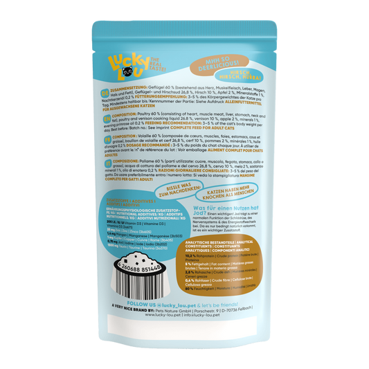 Lucky Lou® Lifestage Adult Geflügel & Hirsch