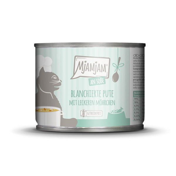 MjAMjAM – blanchierte Pute mit leckeren Möhrchen an Soße