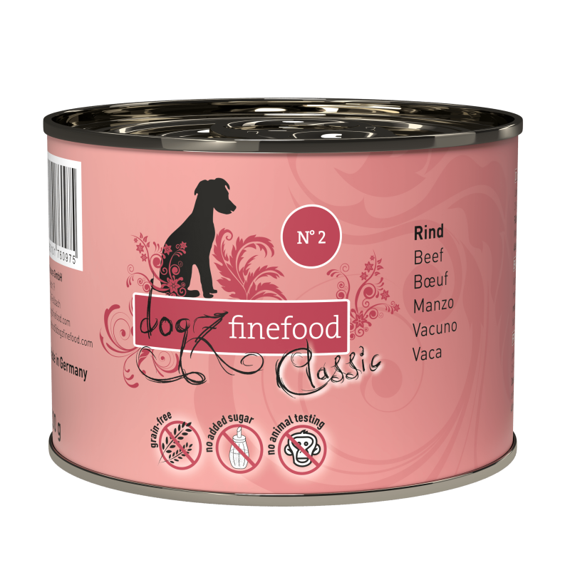 dogz finefood® CLASSIC N° 2 - Rind