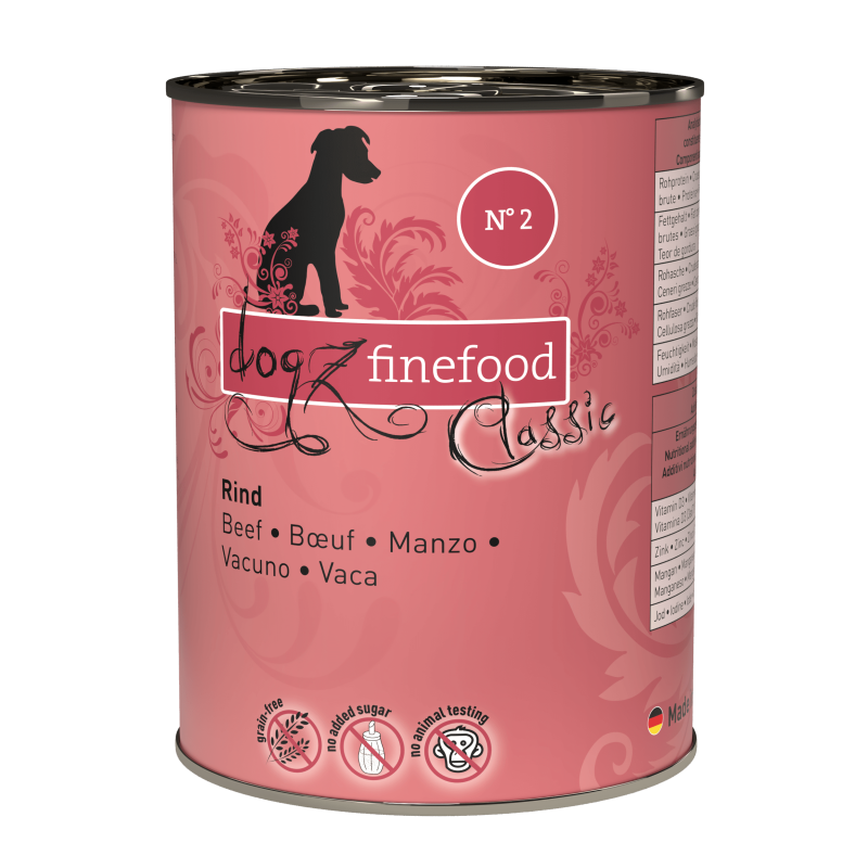 dogz finefood® CLASSIC N° 2 - Rind
