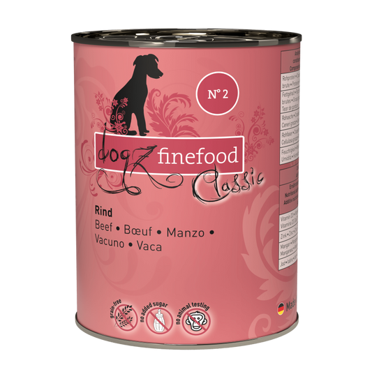 dogz finefood® CLASSIC N° 2 - Rind