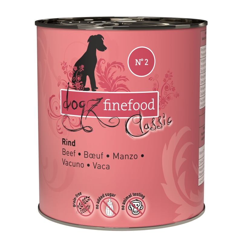 dogz finefood® CLASSIC N° 2 - Rind