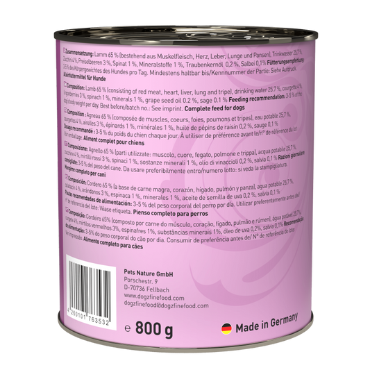 dogz finefood® CLASSIC N° 10 - Lamm