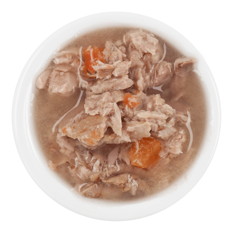 Lucky Lou® Extrafood Thunfisch mit Karotte in Sud 70g Pouch