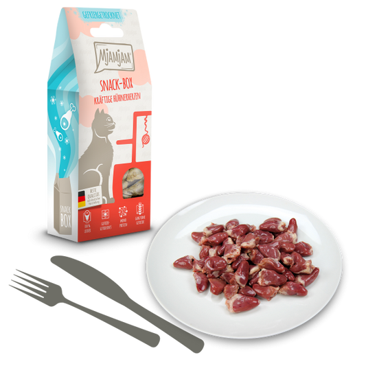 MjAMjAM - Snackbox - kräftige Hühnerherzen