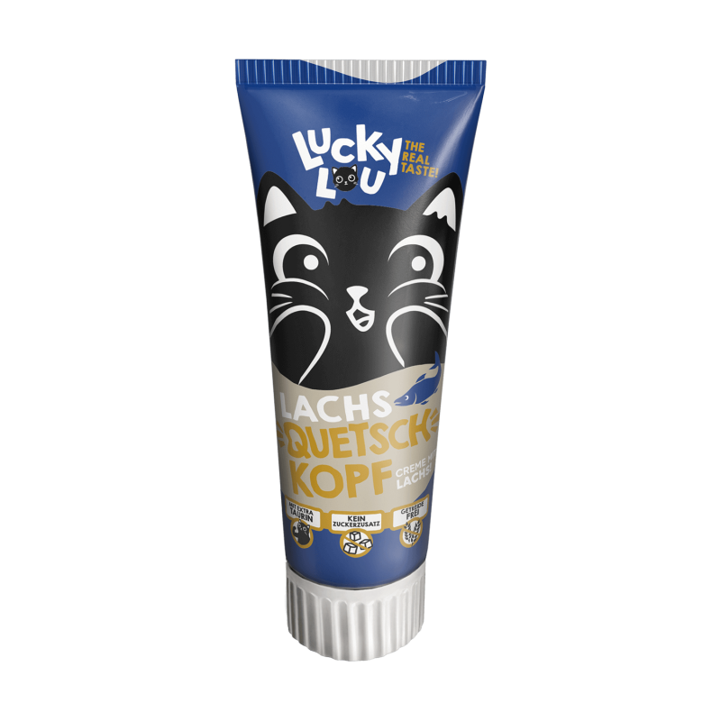 Lucky Lou® Quetschkopf Adult Lachs 75g