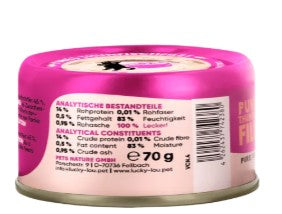 Lucky Lou® Extra Food Thunfischfilet in Sud 70g Dose