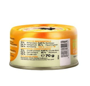Lucky Lou® Extra Food Thunfisch mit Karotte in Sud 70g Dose