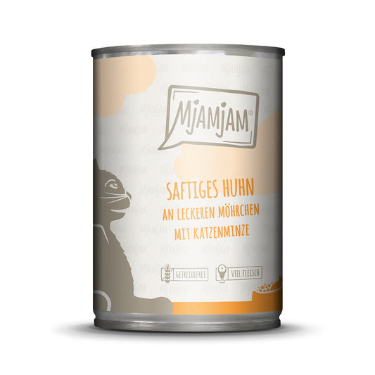 MjAMjAM - saftiges Huhn an leckeren Möhrchen - Pawschow Nassfutter400g