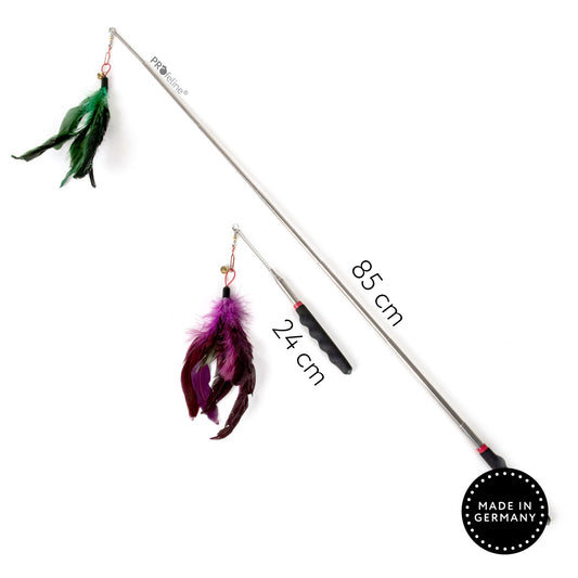 Profeline - Telescopic Cat Rod / Teleskop Katzenangel - Pawschow Katzenspielzeug