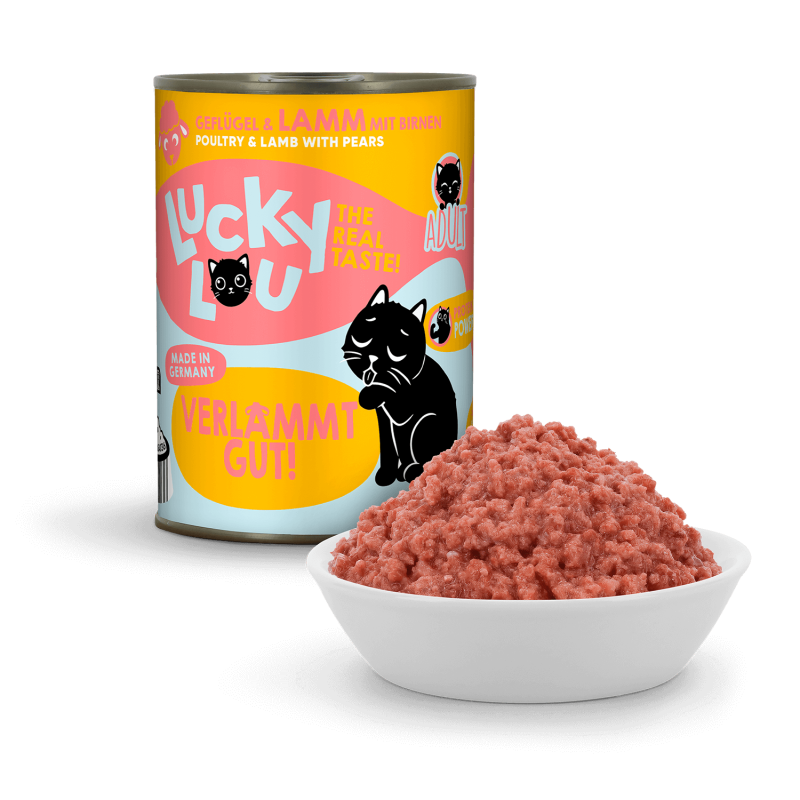 Lucky Lou® Lifestage Adult Katzenfutter – Geflügel & Lamm (getreidefrei)