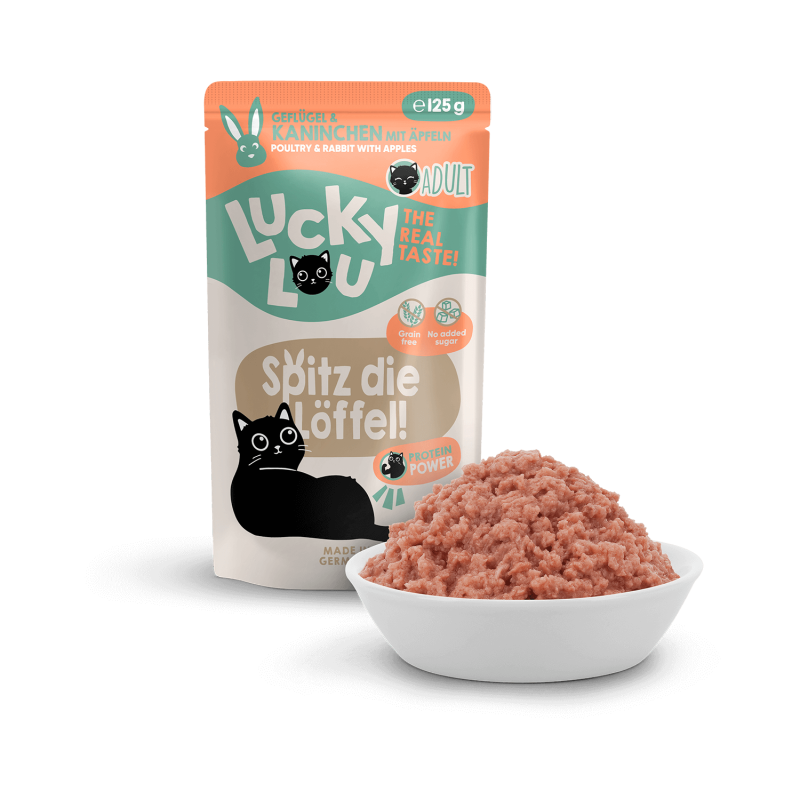 Lucky Lou® Lifestage Adult Katzenfutter – Geflügel & Kaninchen (getreidefrei)