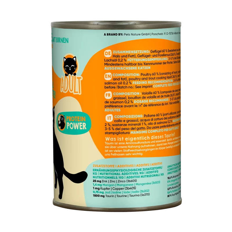 Lucky Lou® Lifestage Adult Katzenfutter – Geflügel & Forelle (getreidefrei)