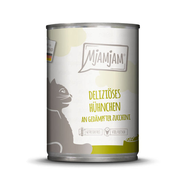 MjAMjAM – deliziöses Hühnchen an gedämpfter Zucchini