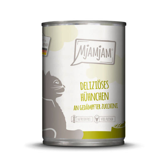 MjAMjAM – deliziöses Hühnchen an gedämpfter Zucchini