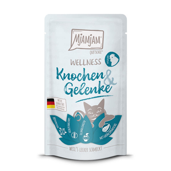 MjAMjAM Wellness Katzenfutter – Knochen & Gelenke mit Huhn