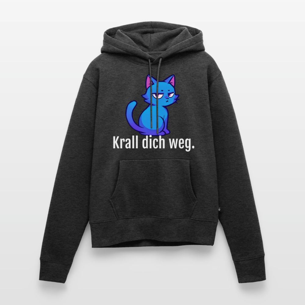 Krall dich Weg Hoodie - heather anthracite