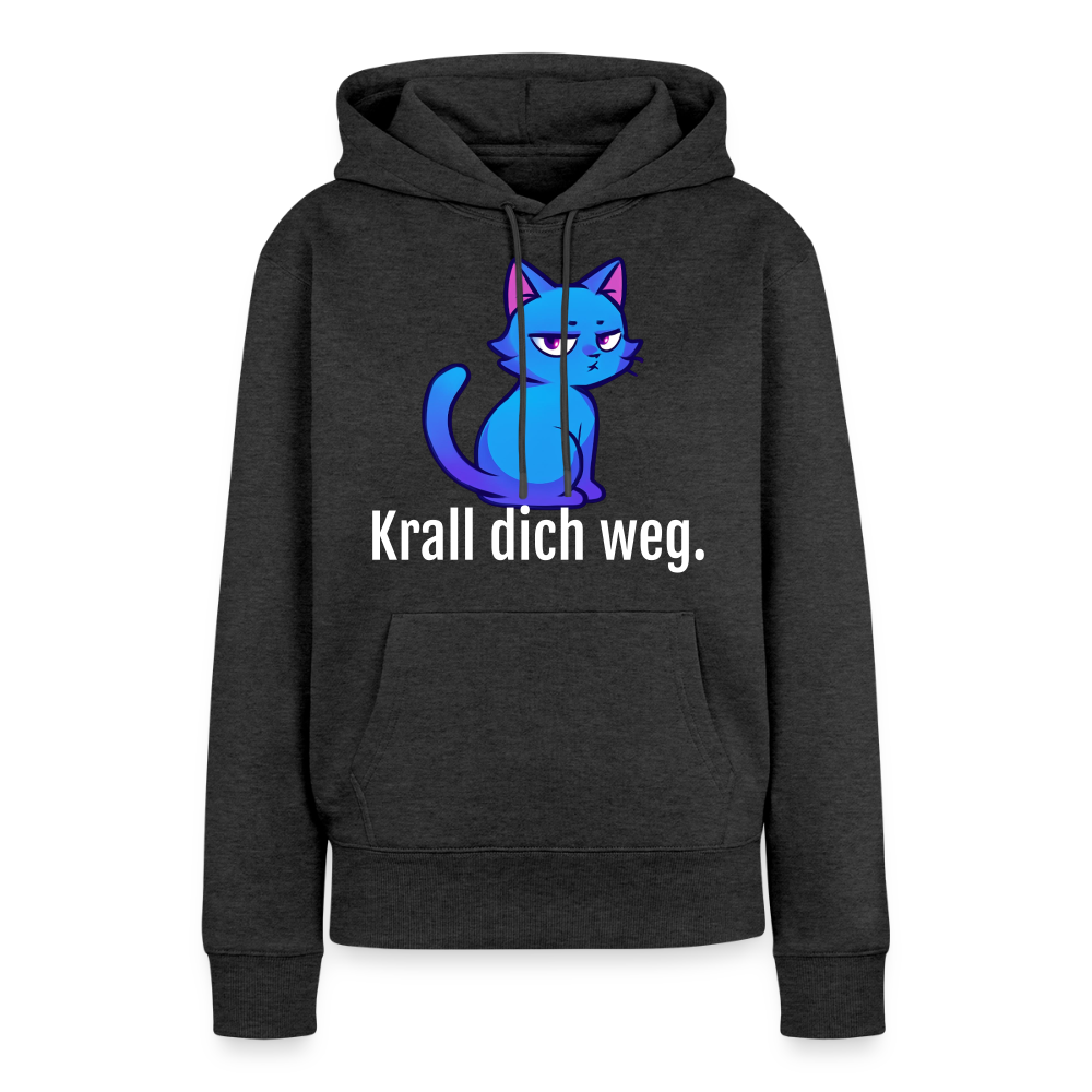 Krall dich Weg Hoodie - heather anthracite
