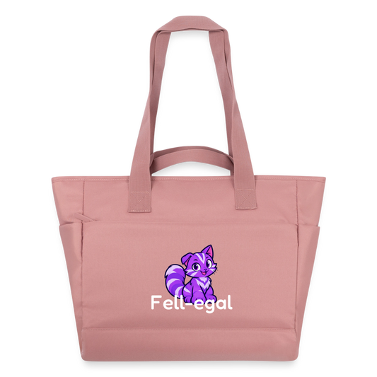 Wasserabweisende Padded Bag - Altrosa