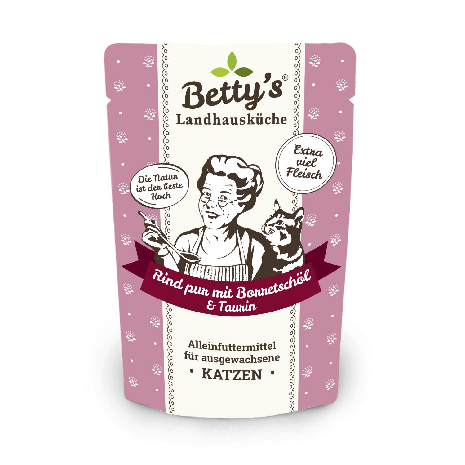 Betty’s Landhausküche Frischebeutel Rind pur mit Borretschöl