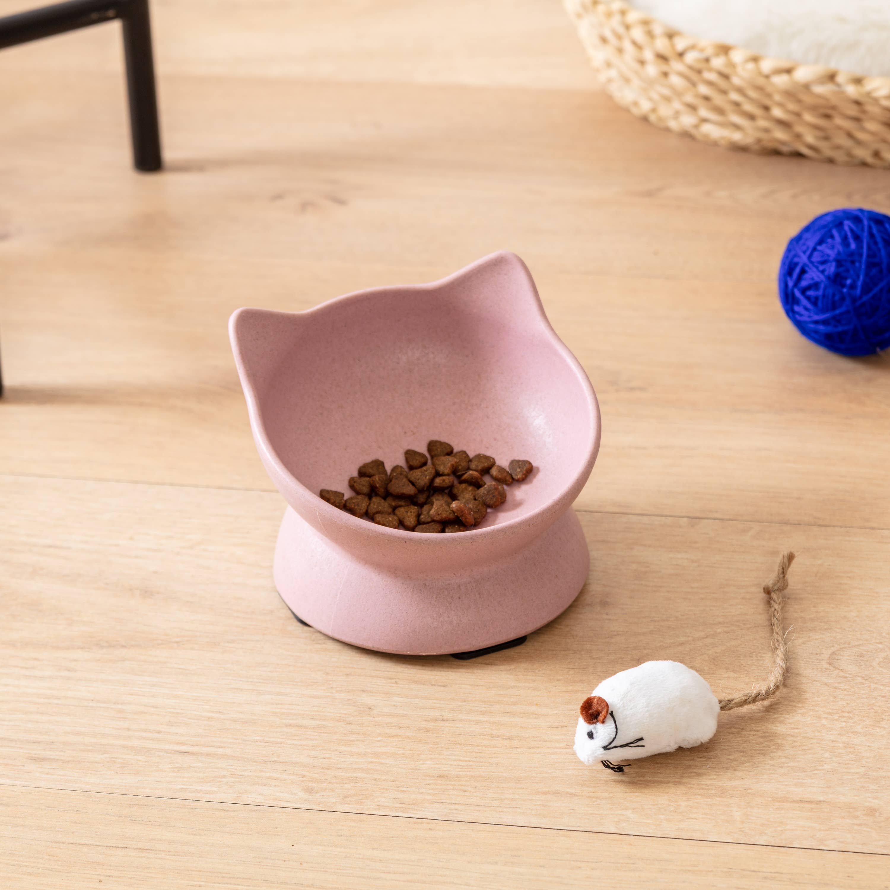 Archie Bamboo Neigung Katzen Napf