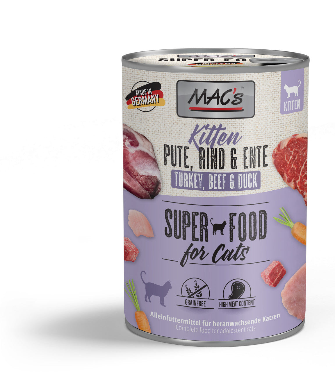 MAC's Cat Kitten Pute, Rind & Ente