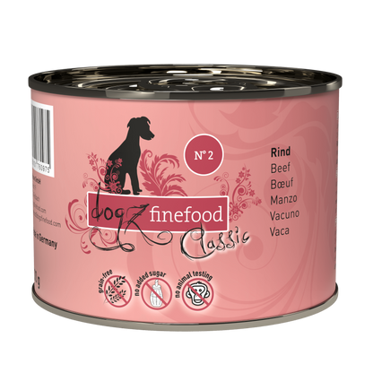 dogz finefood® CLASSIC N° 2 - Rind
