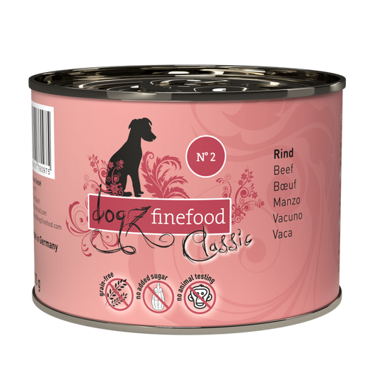 dogz finefood® CLASSIC N° 2 - Rind