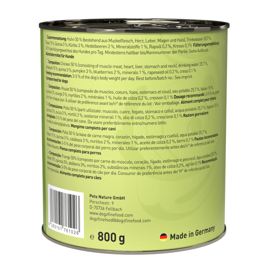 dogz finefood® CLASSIC N° 4 - Huhn & Fasan
