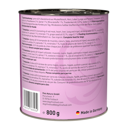 dogz finefood® CLASSIC N° 10 - Lamm