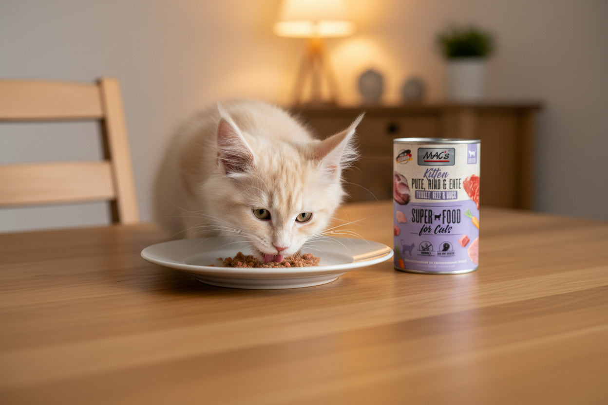 Katzen Kitten hochwertiges getreidefreies Nassfutter von Mac´s 
