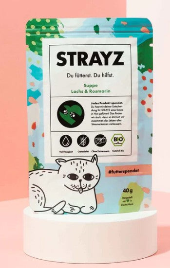 Strayz Snack Suppe – Lachs & Rosmarin