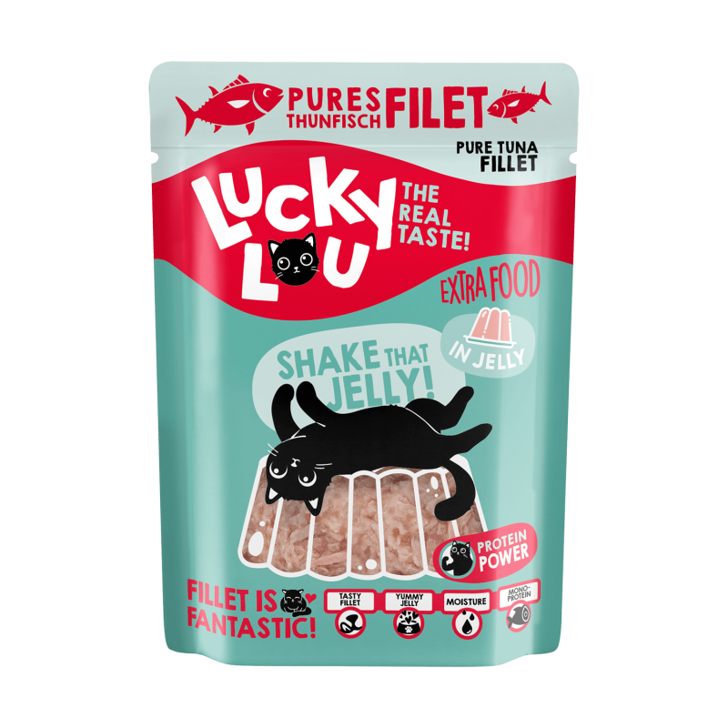 Lucky Lou® Extrafood Thunfischfilet in Gelee 70g Pouch