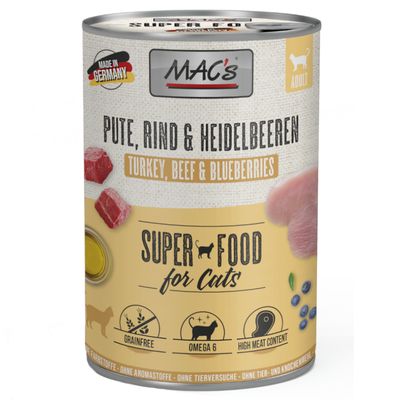 MAC’s Cat Katzenfutter – Pute, Rind & Heidelbeeren (getreidefrei)