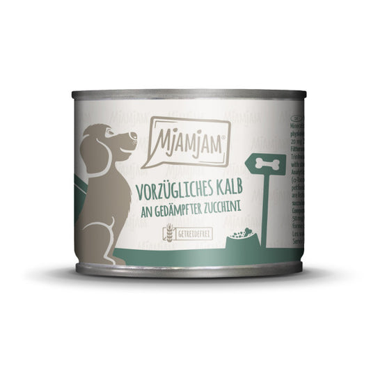 MjAMjAM - vorzügliches Kalb an gedämpfter Zucchini