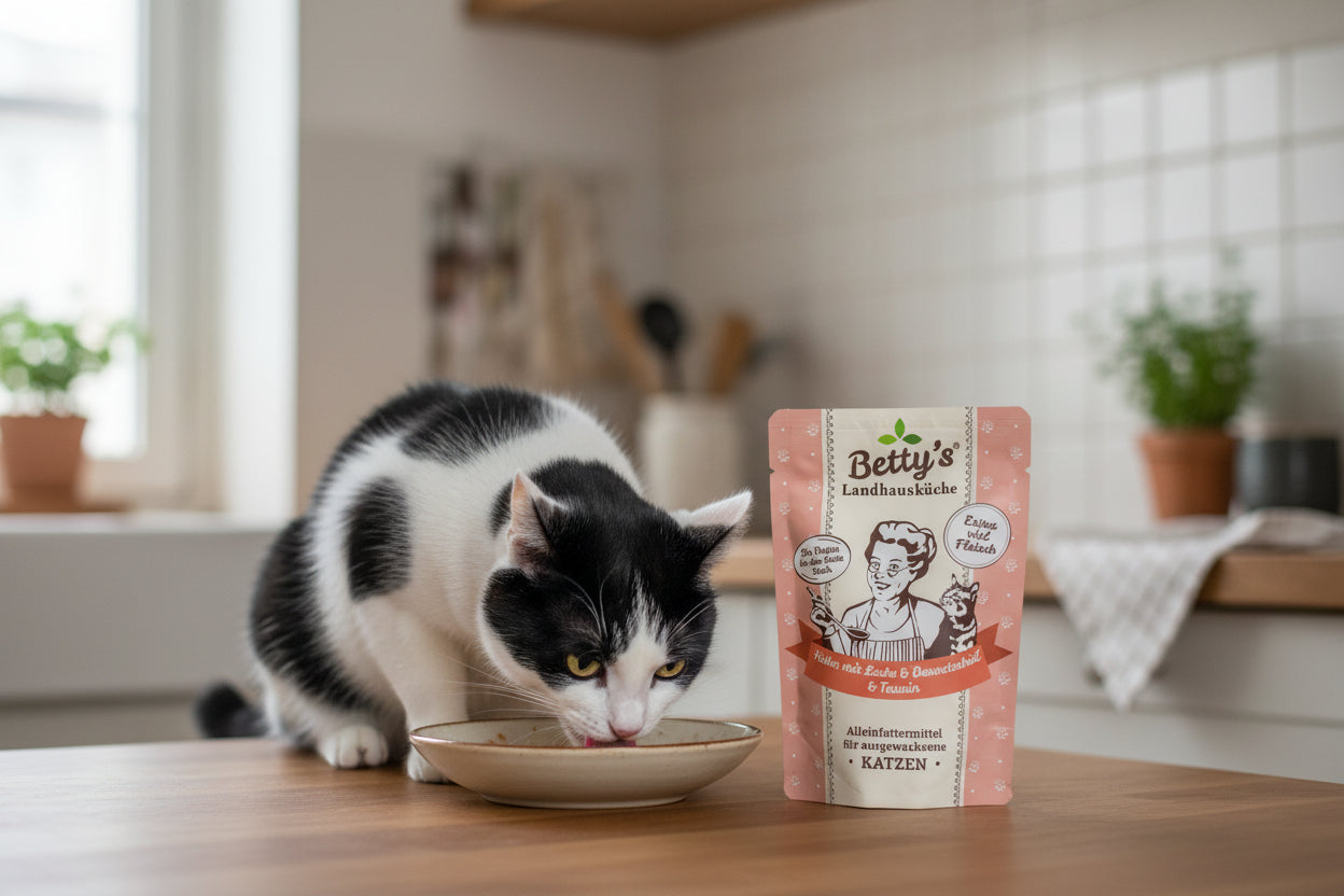 hochwertiges getreidefreies Nassfutter Katzen von Bettys Landhausküche