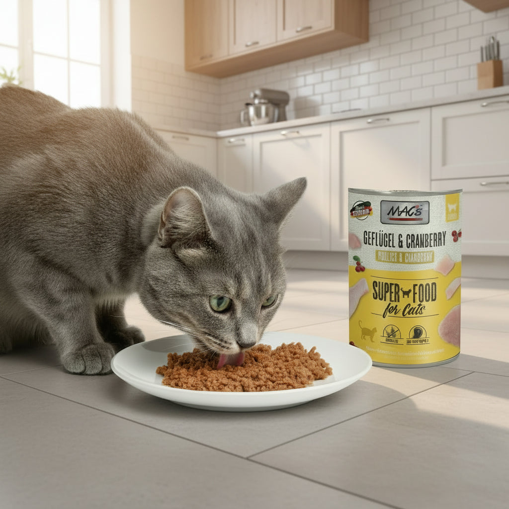 getreidefreis hochwertiges Nassfutter Katzen