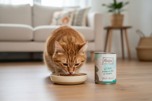 hochwertiges getreidefreies Nassfutter für Katzen Mjamjam
