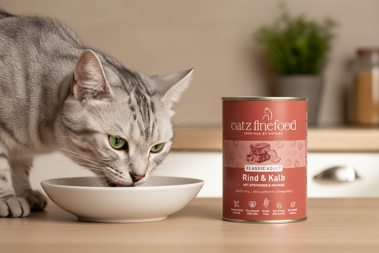 hochwertiges Nassfutter für Katzen von Catz FineFood