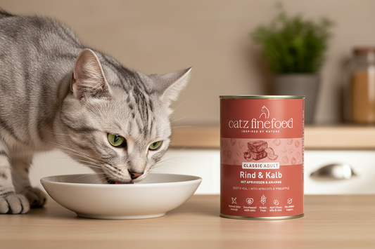 hochwertiges Nassfutter für Katzen von Catz FineFood