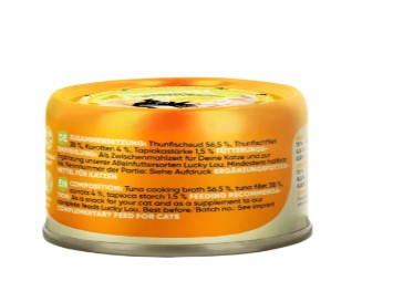 Lucky Lou® Extra Food Thunfisch mit Karotte in Sud 70g Dose