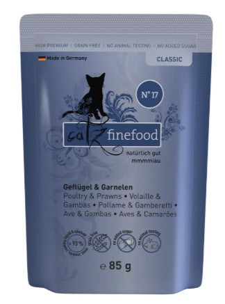 Catz Finefood Katzenfutter – Geflügel & Garnelen (getreidefrei)