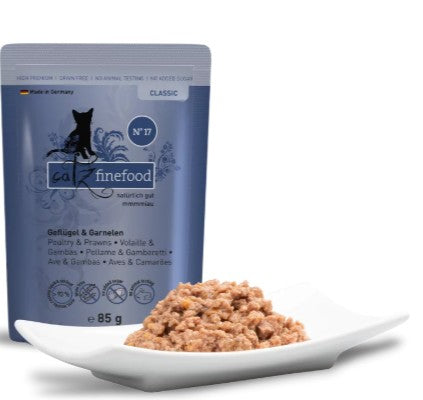 Catz Finefood Katzenfutter – Geflügel & Garnelen (getreidefrei)