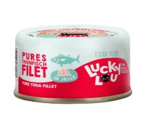 Lucky Lou® Extra Food – Thunfischfilet in Gelee (70 g Dose) - PawschowLeckerlies