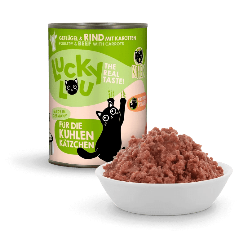 Lucky Lou® Lifestage Kitten Geflügel & Rind - PawschowNassfutter