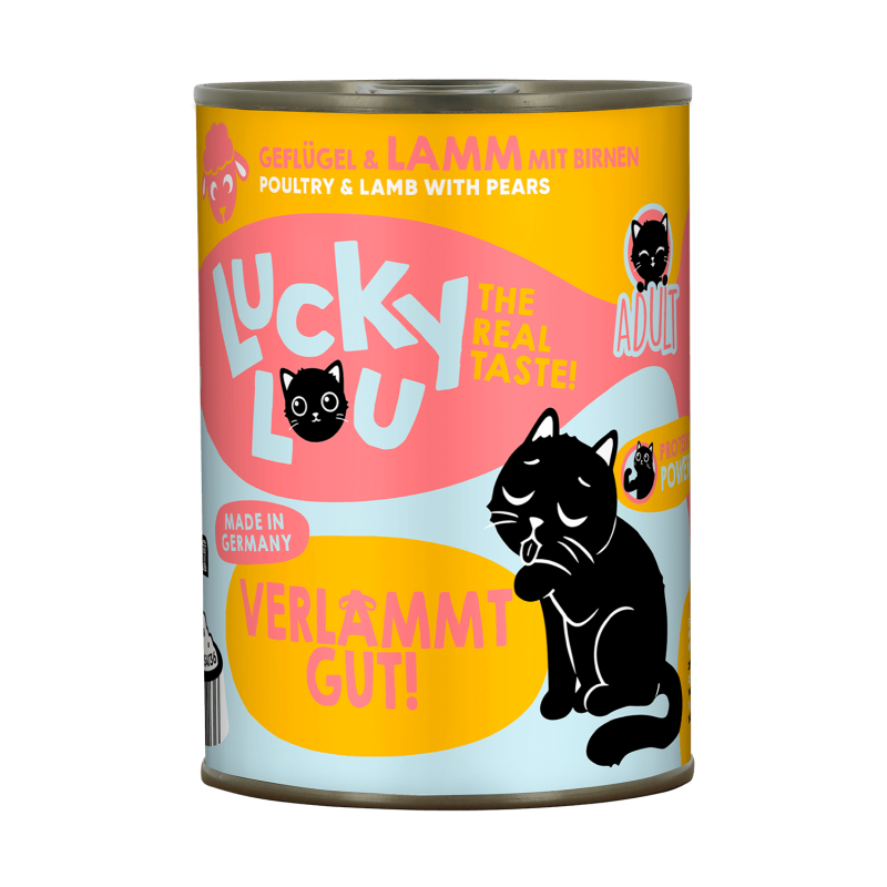 Lucky Lou® Lifestage Adult Katzenfutter – Geflügel & Lamm (getreidefrei)