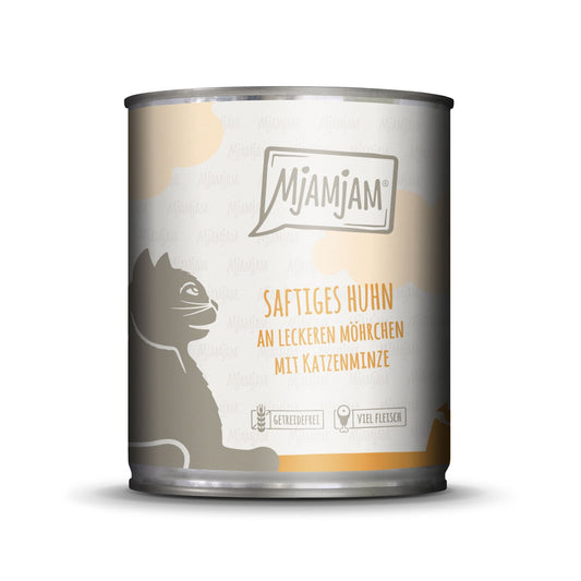 MjAMjAM - saftiges Huhn an leckeren Möhrchen - Pawschow Nassfutter800g