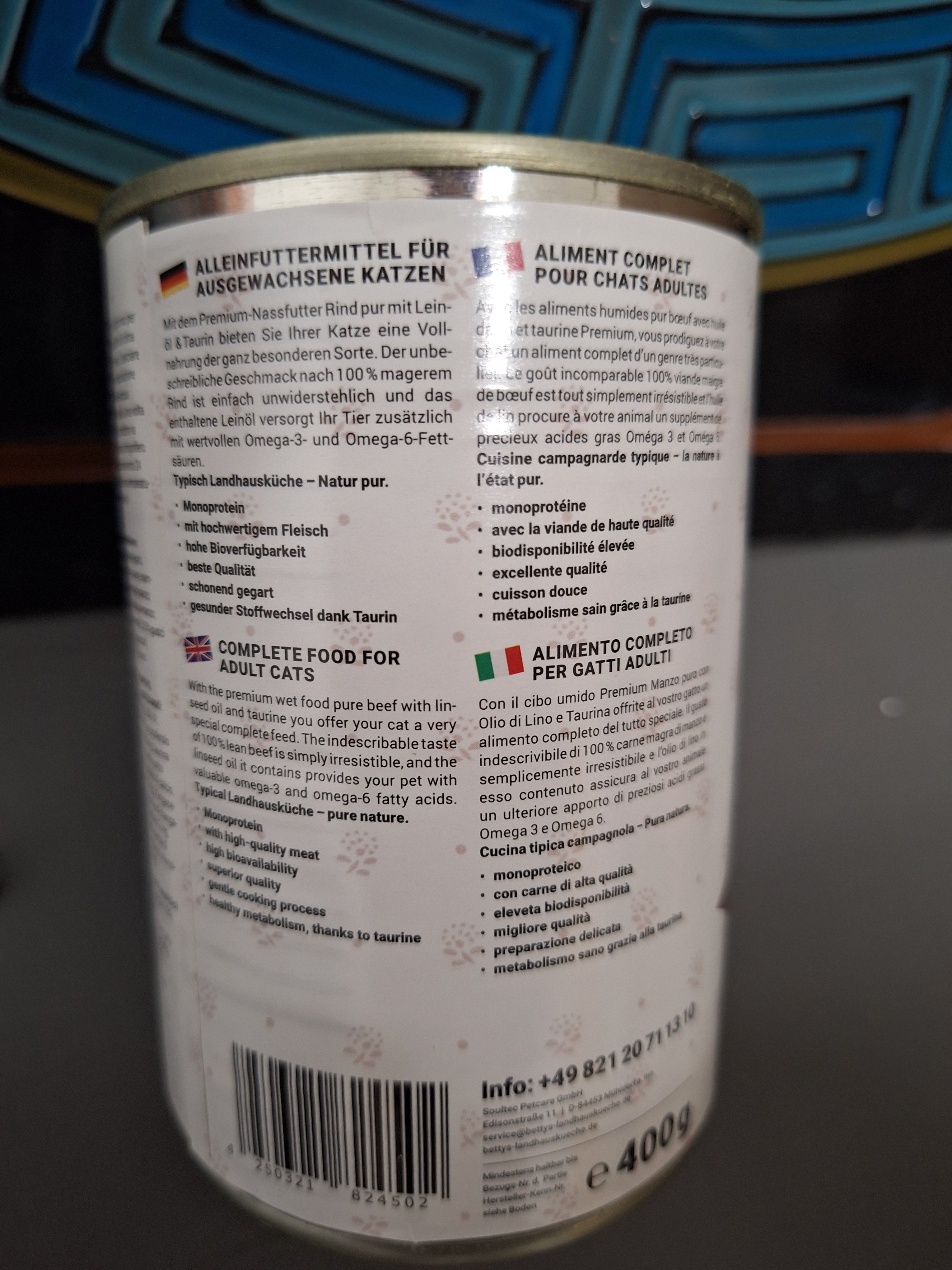 Betty’s Landhausküche Rind pur mit Leinöl