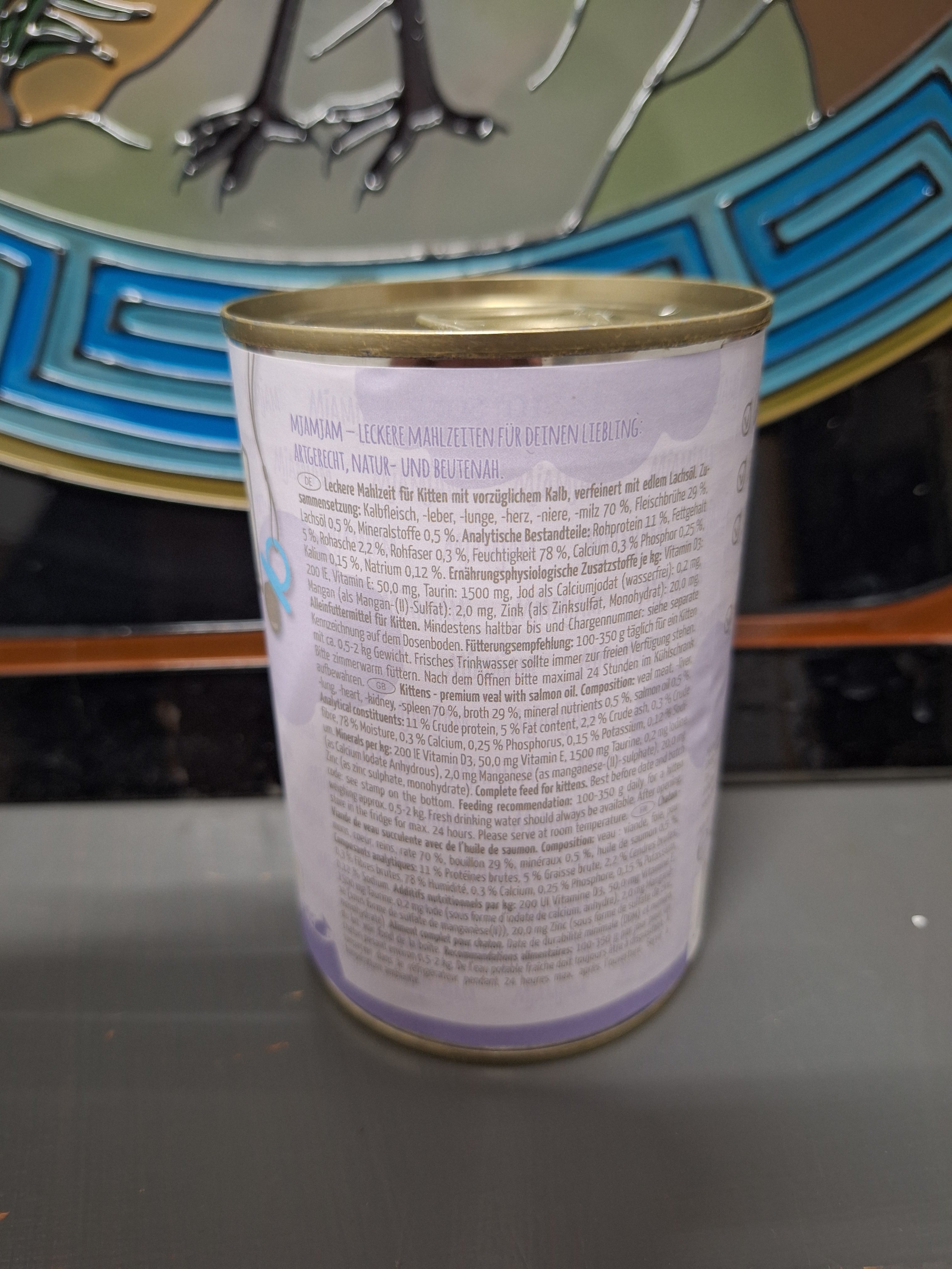 MjAMjAM – Kitten vorzügliches Kalb mit Lachsöl